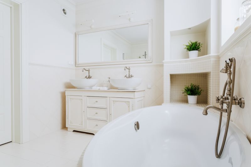 Elegant Bathtub and Vanity